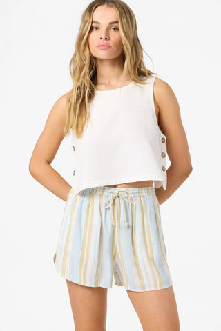 Oneill Womens Shorts Millie Stripe Beach Shorts