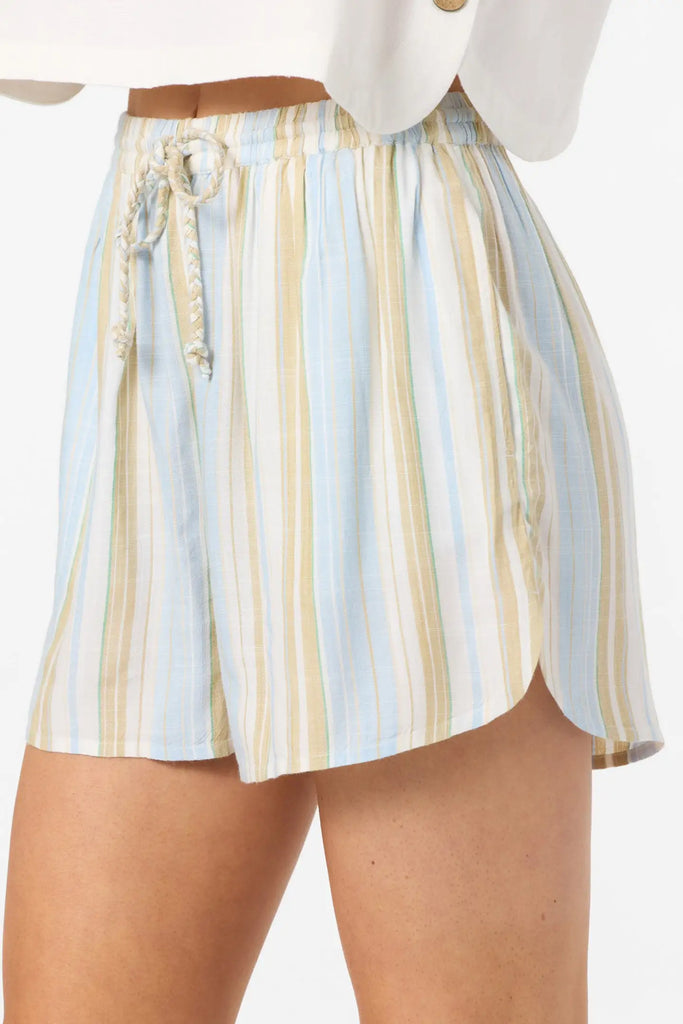 Oneill Womens Shorts Millie Stripe Beach Shorts