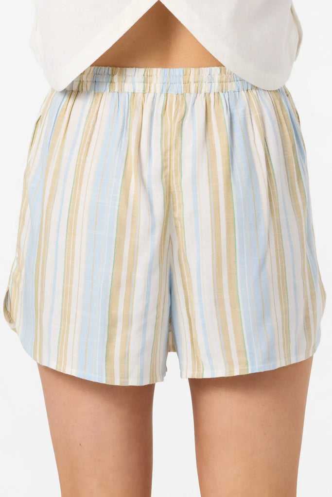 Oneill Womens Shorts Millie Stripe Beach Shorts