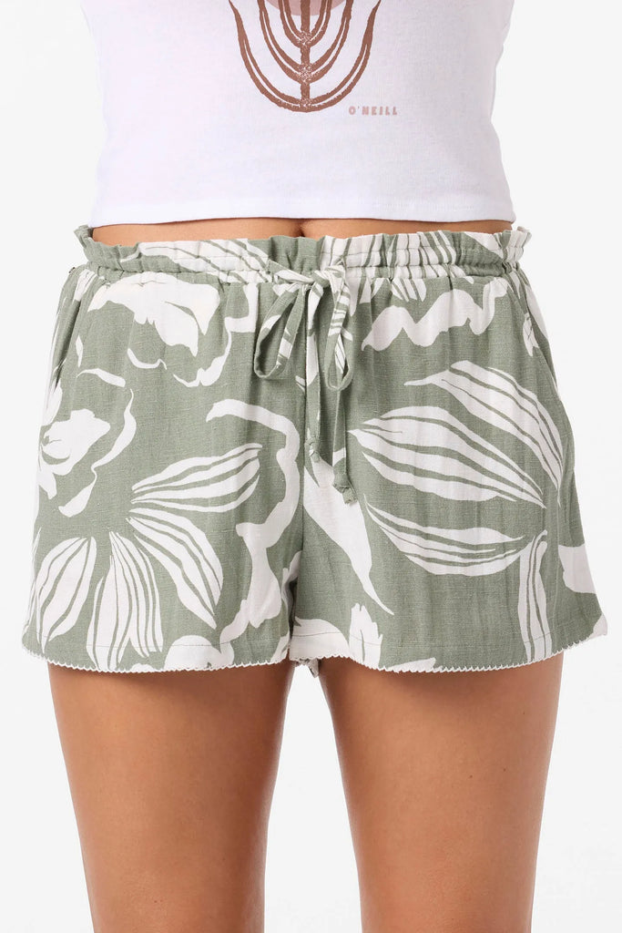 Oneill Womens Shorts Layne Floral Beach Shorts
