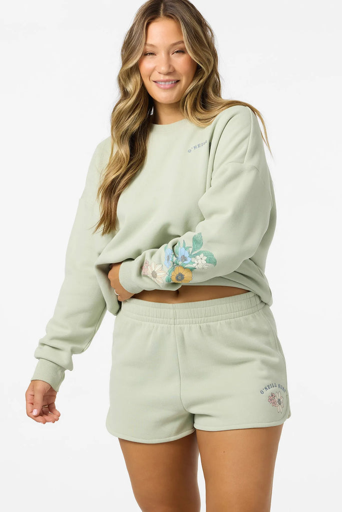 Oneill Womens Shorts Petal Scallop Fleece Lounge