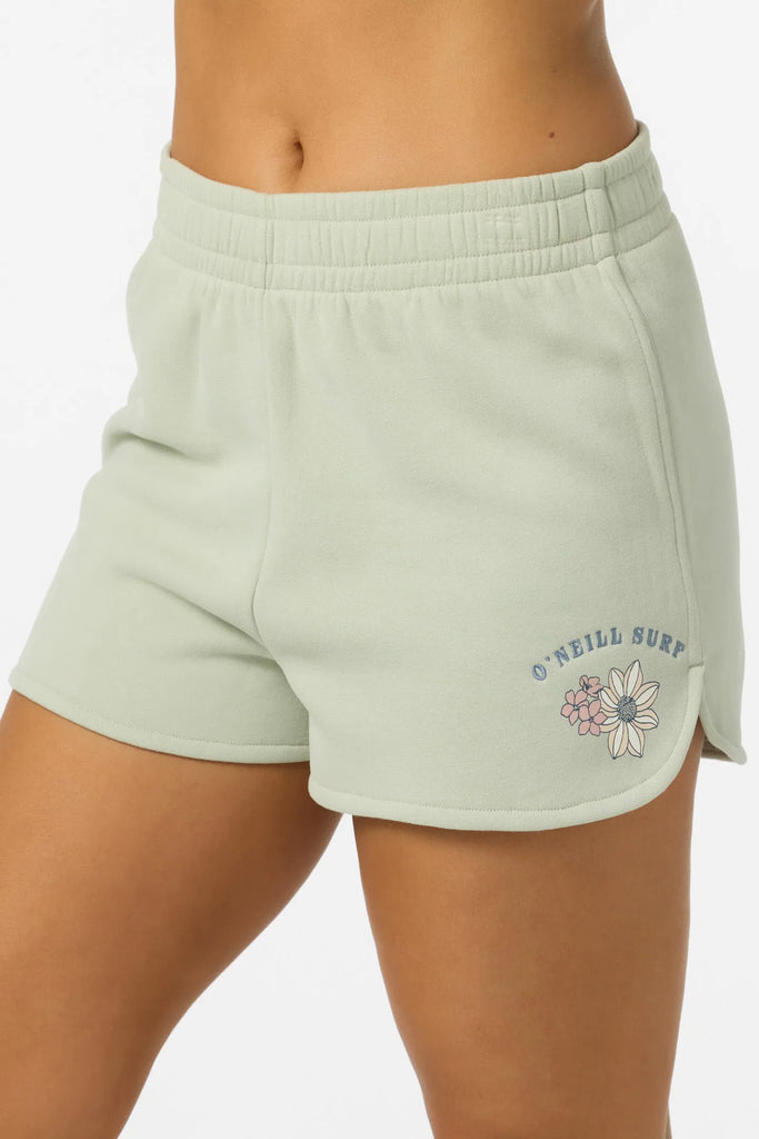 Oneill Womens Shorts Petal Scallop Fleece Lounge