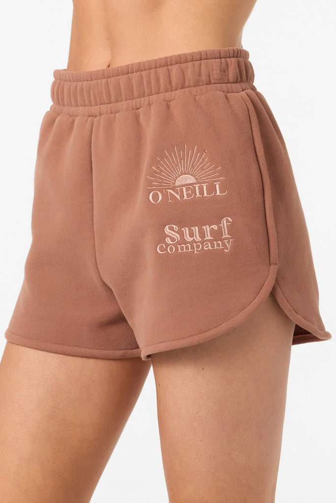 Oneill Womens Shorts Chore Break Scallop Fleece Lounge Shorts