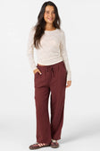 Oneill Womens Pants Brenda Crinkle Double Gauze Beach Pants