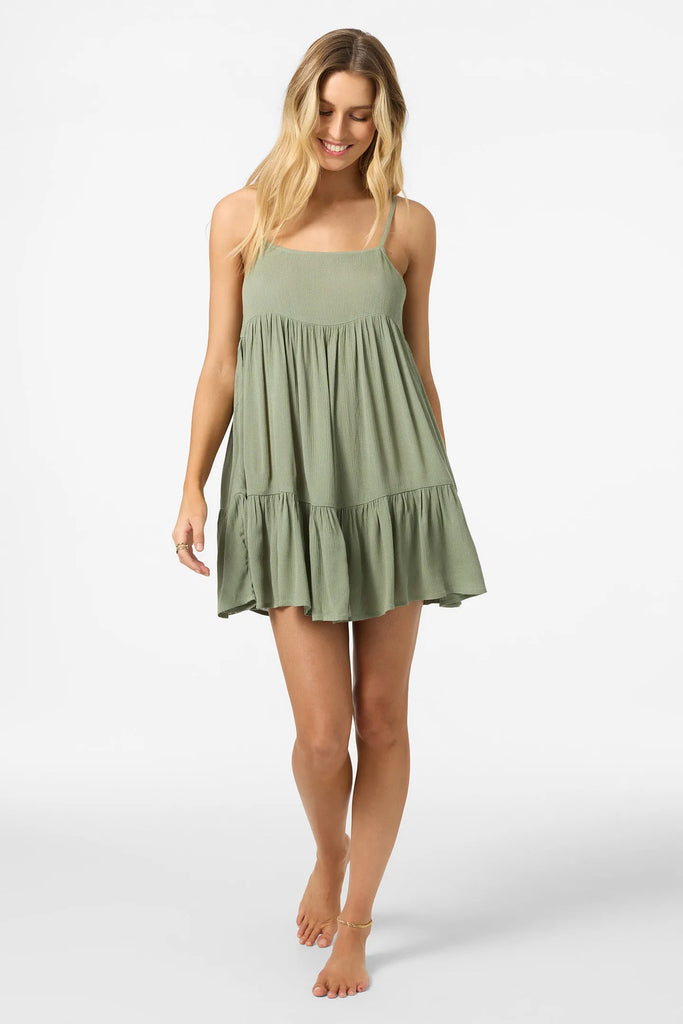 Oneill Womens Dress Saltwater Solids Rilee Mini Cover-Up