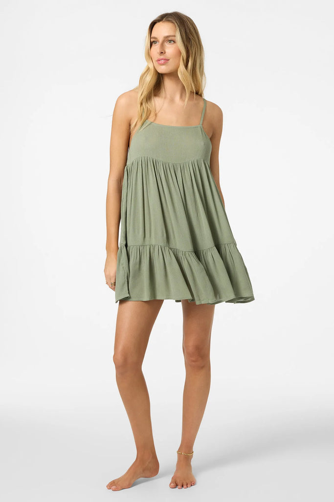 Oneill Womens Dress Saltwater Solids Rilee Mini Cover-Up