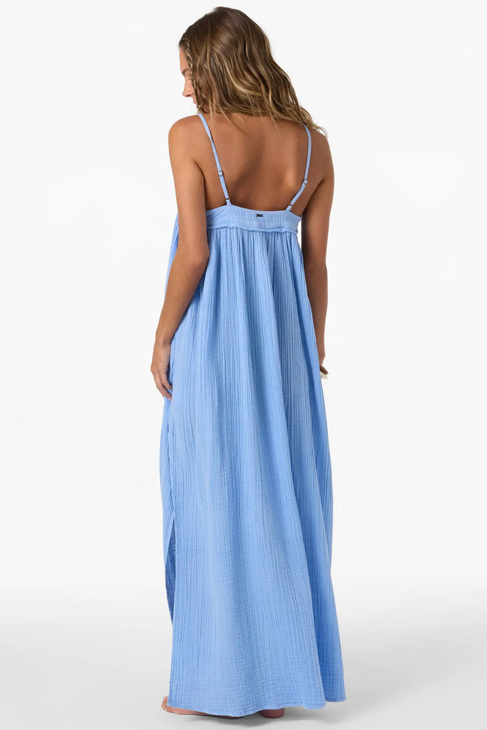 Oneill Womens Dress Saltwater Solids Sai Maxi Cover-Up