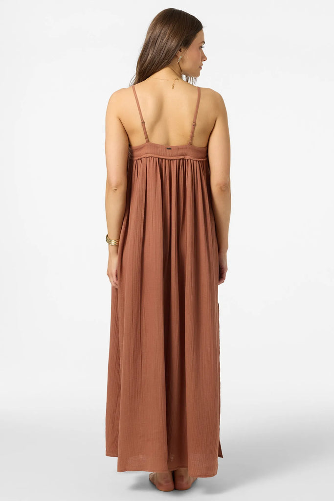 Oneill Womens Dress Saltwater Solids Sai Maxi Cover-Up