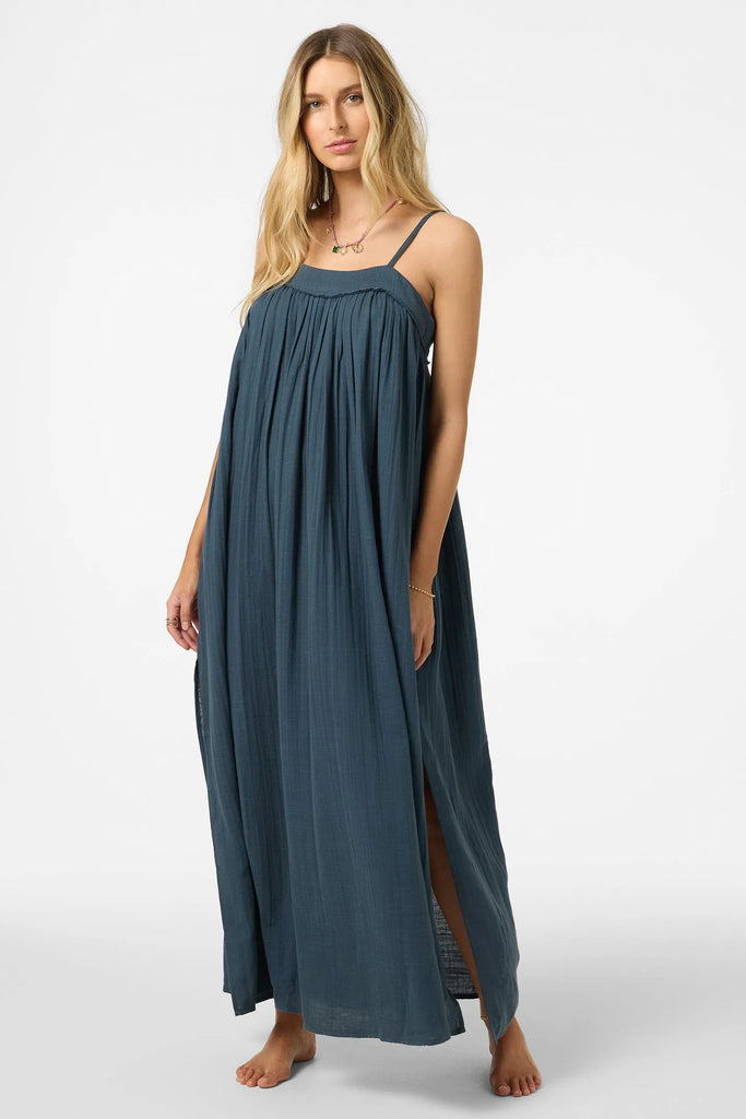 Oneill Womens Dress Saltwater Solids Sai Maxi Cover-Up