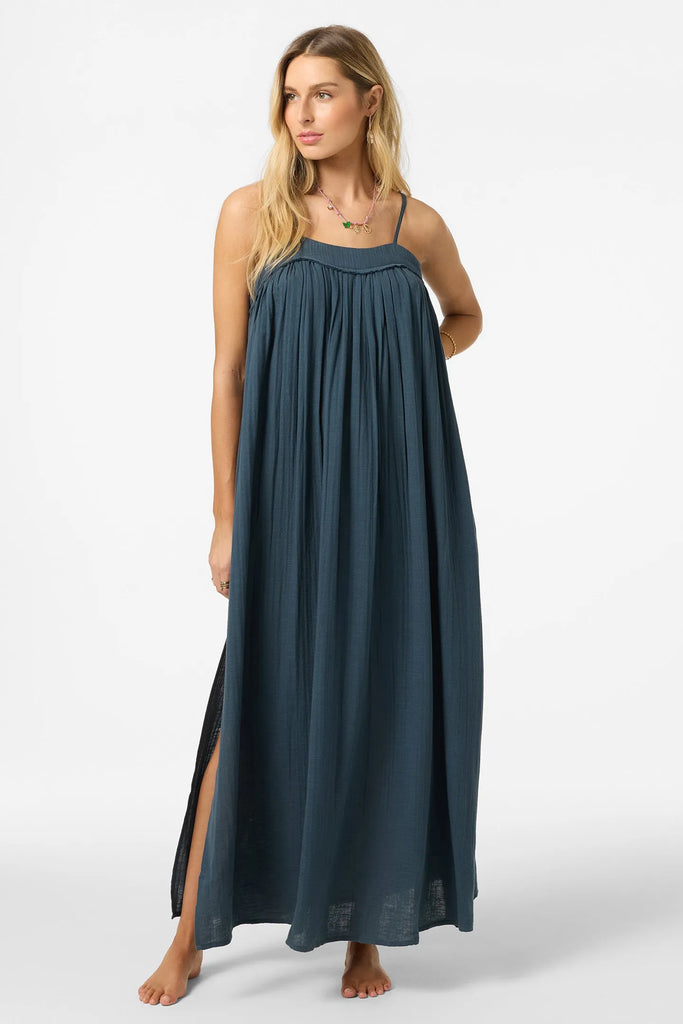 Oneill Womens Dress Saltwater Solids Sai Maxi Cover-Up