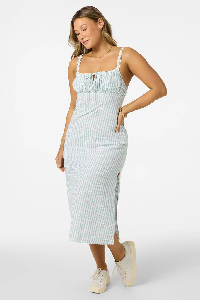 Oneill Womens Dress Wiley Plaid Midi