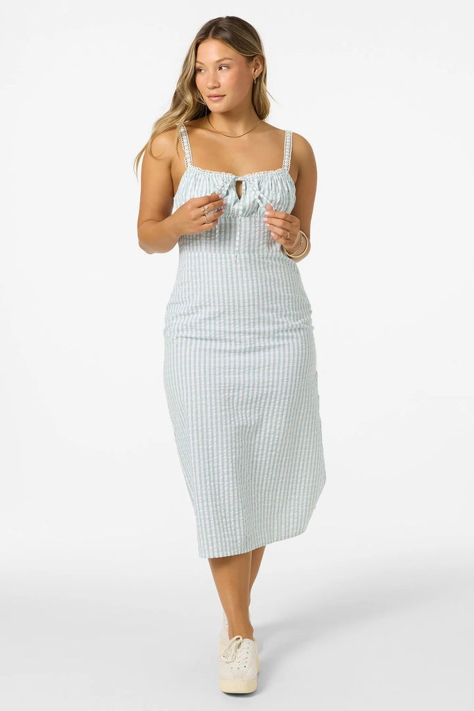 Oneill Womens Dress Wiley Plaid Midi