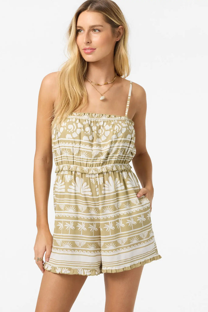 Oneill Womens Romper Micah Abstract