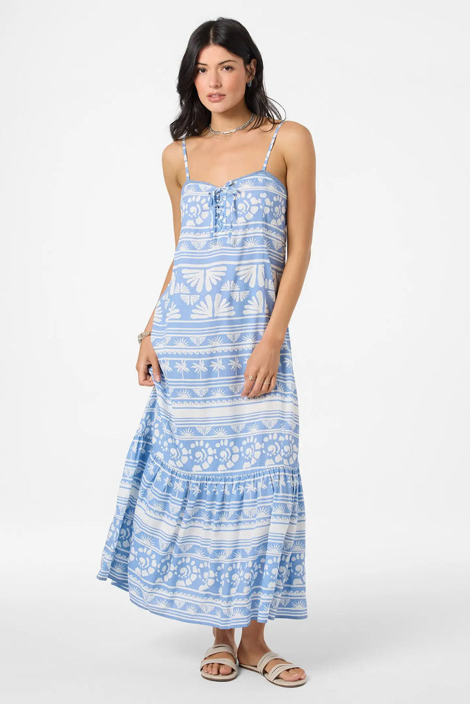 Oneill Womens Dress Tasmin Abstract Midi