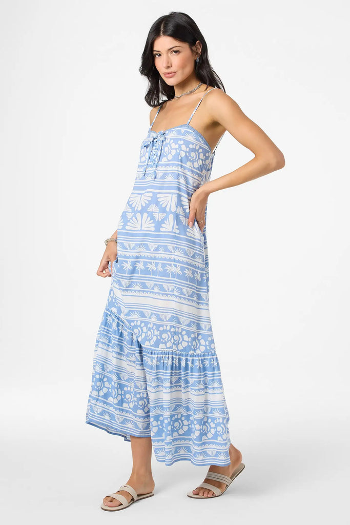 Oneill Womens Dress Tasmin Abstract Midi