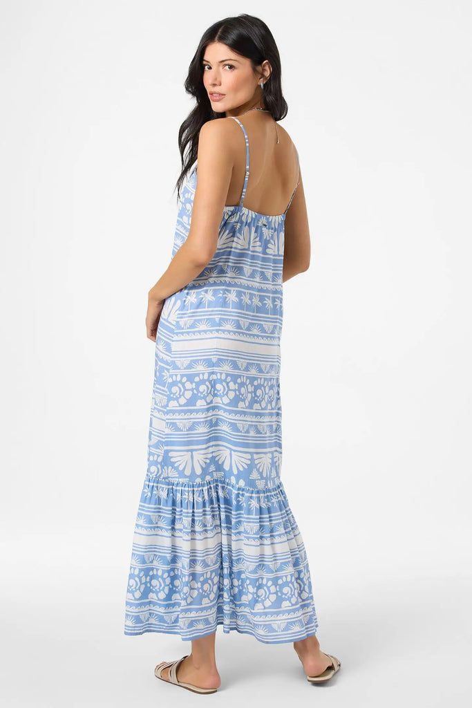 Oneill Womens Dress Tasmin Abstract Midi