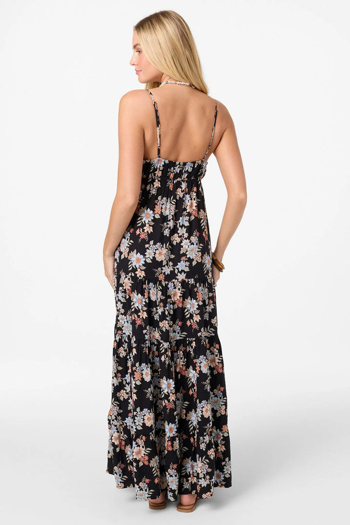 Oneill Womens Dress Lillie Bali Floral Maxi