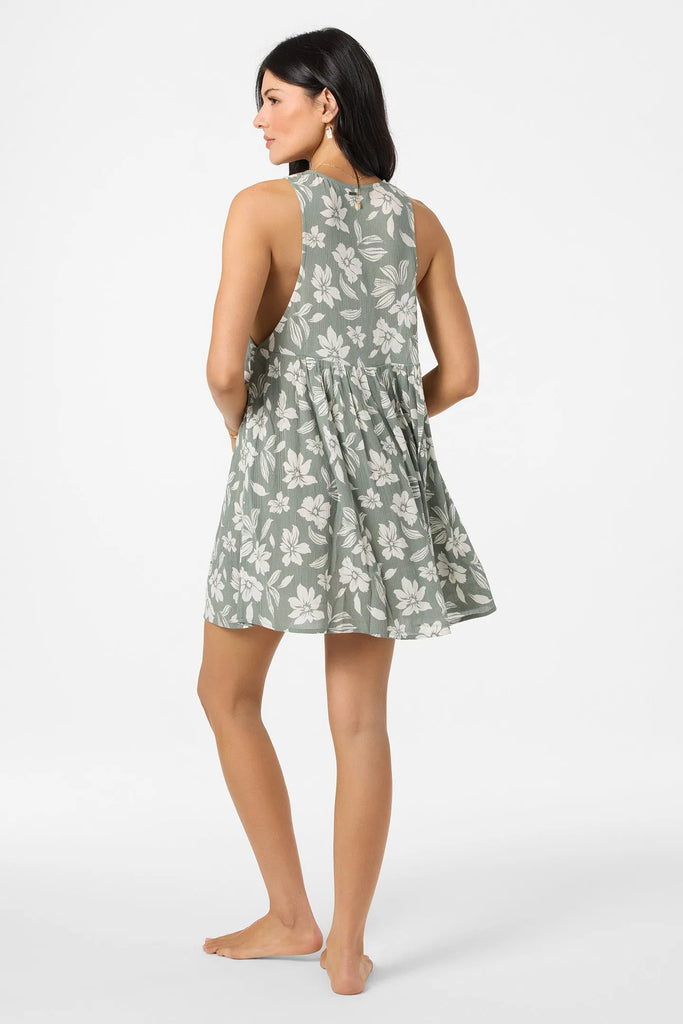 Oneill Womens Dress Saltwater Essentials Teddy Printed Mini Cover-Up