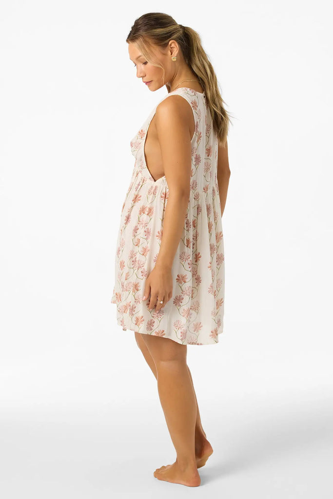 Oneill Womens Dress Saltwater Essentials Teddy Printed Mini Cover-Up
