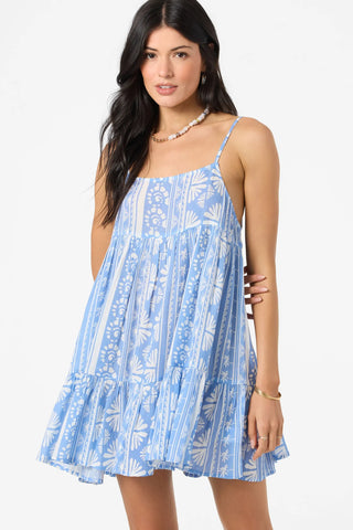 Oneill Womens Dress Saltwater Essentials Rilee Printed Mini Cover-Up