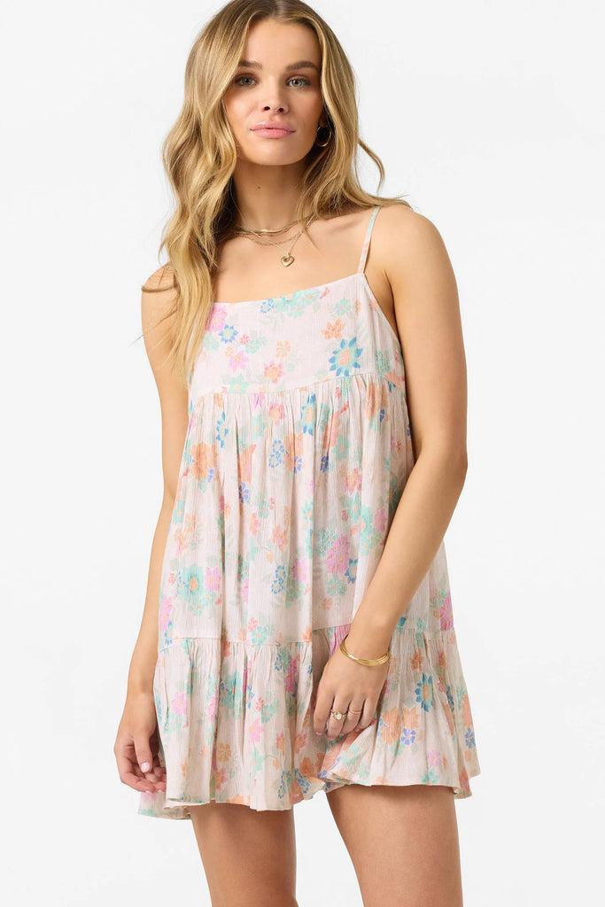 Oneill Womens Dress Saltwater Essentials Rilee Printed Mini Cover-Up