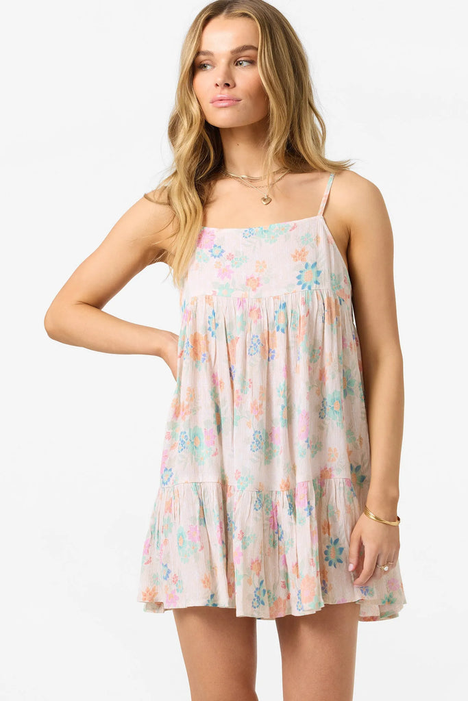 Oneill Womens Dress Saltwater Essentials Rilee Printed Mini Cover-Up