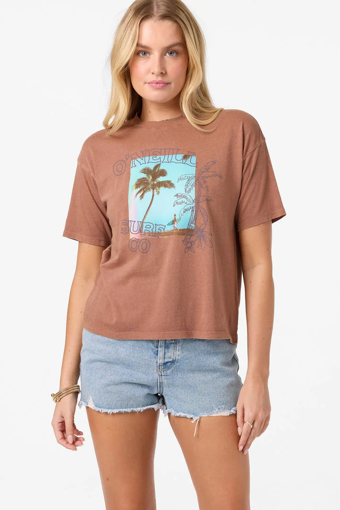 Oneill Womens Shirt Doodles Easy Tee