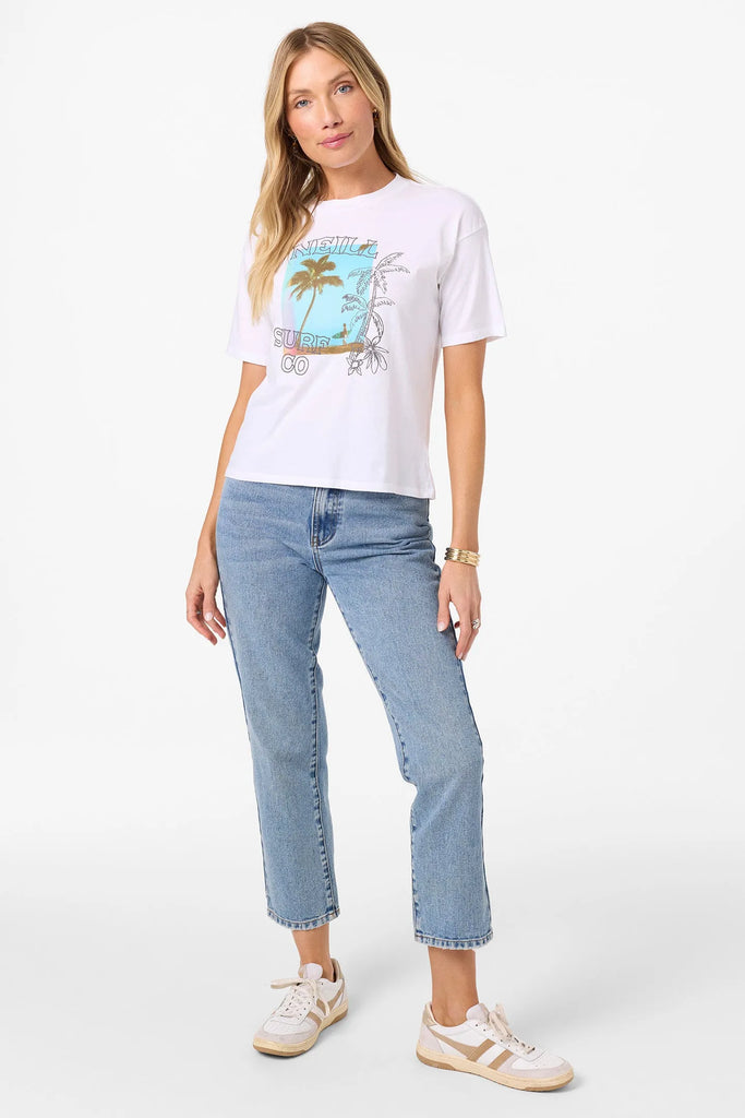 Oneill Womens Shirt Doodles Easy Tee