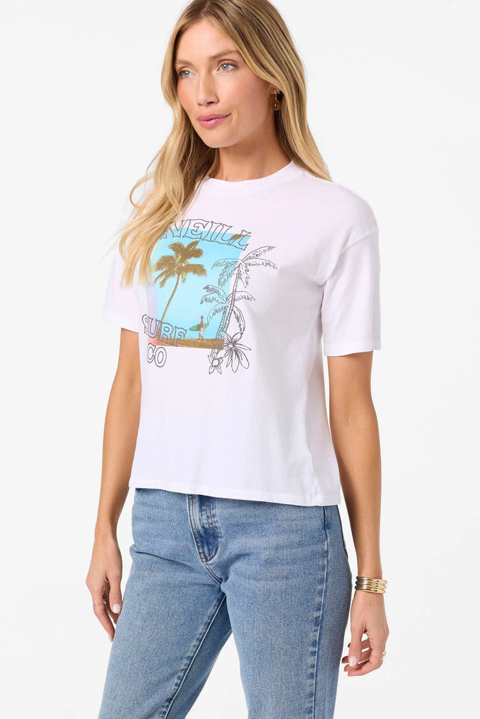 Oneill Womens Shirt Doodles Easy Tee