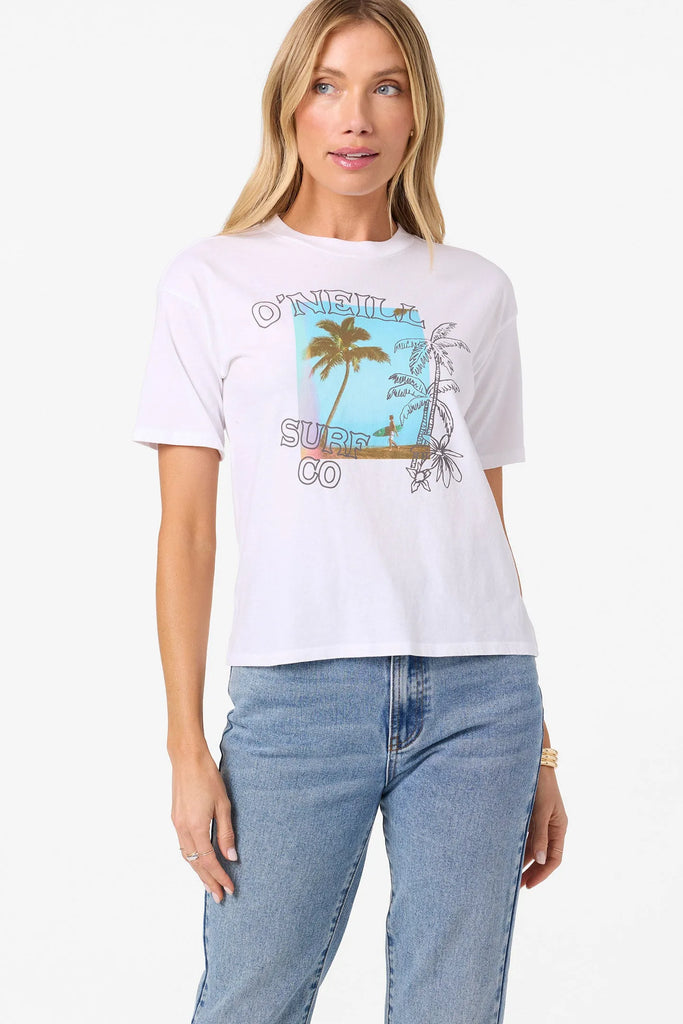 Oneill Womens Shirt Doodles Easy Tee