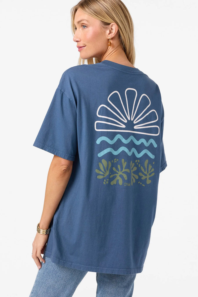 Oneill Womens Shirt O'Riginals Horizon Oversized Tee