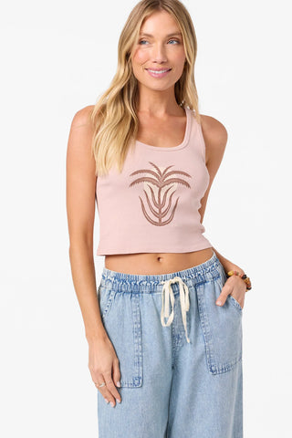 Oneill Womens Tank Top Palm Sun Scoop Neck