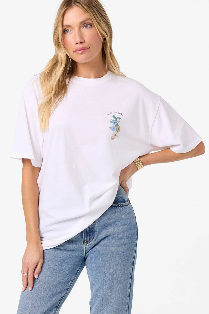 Oneill Womens Shirt Petal Oversized Tee