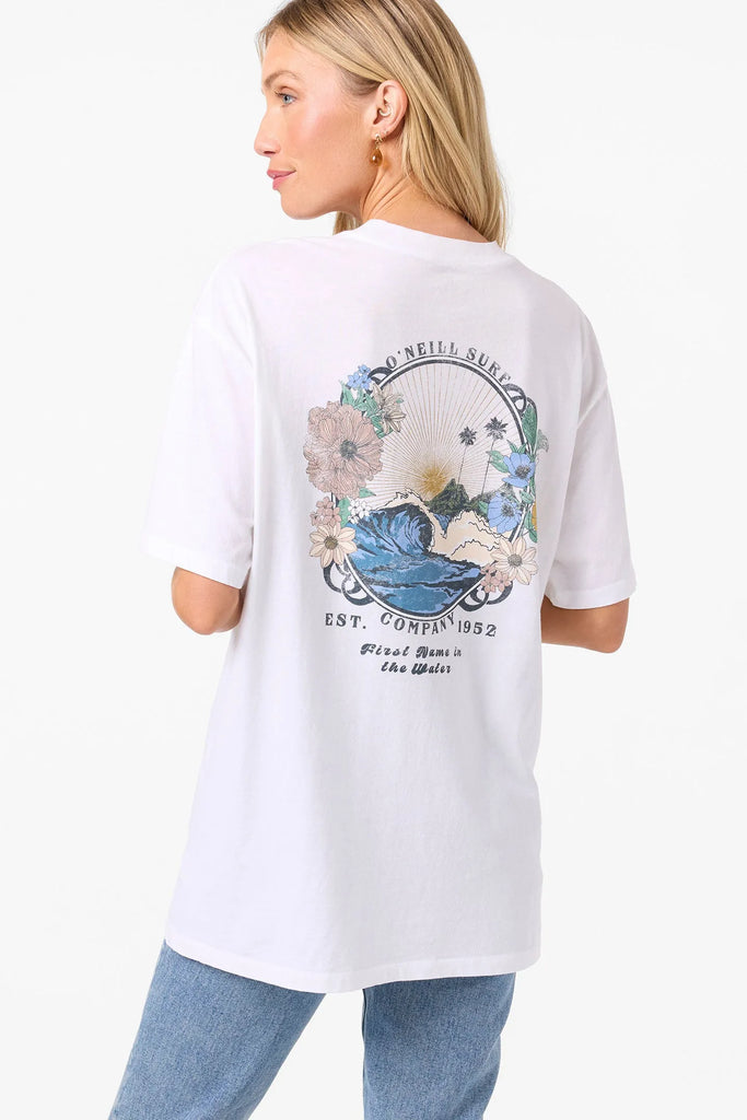 Oneill Womens Shirt Petal Oversized Tee