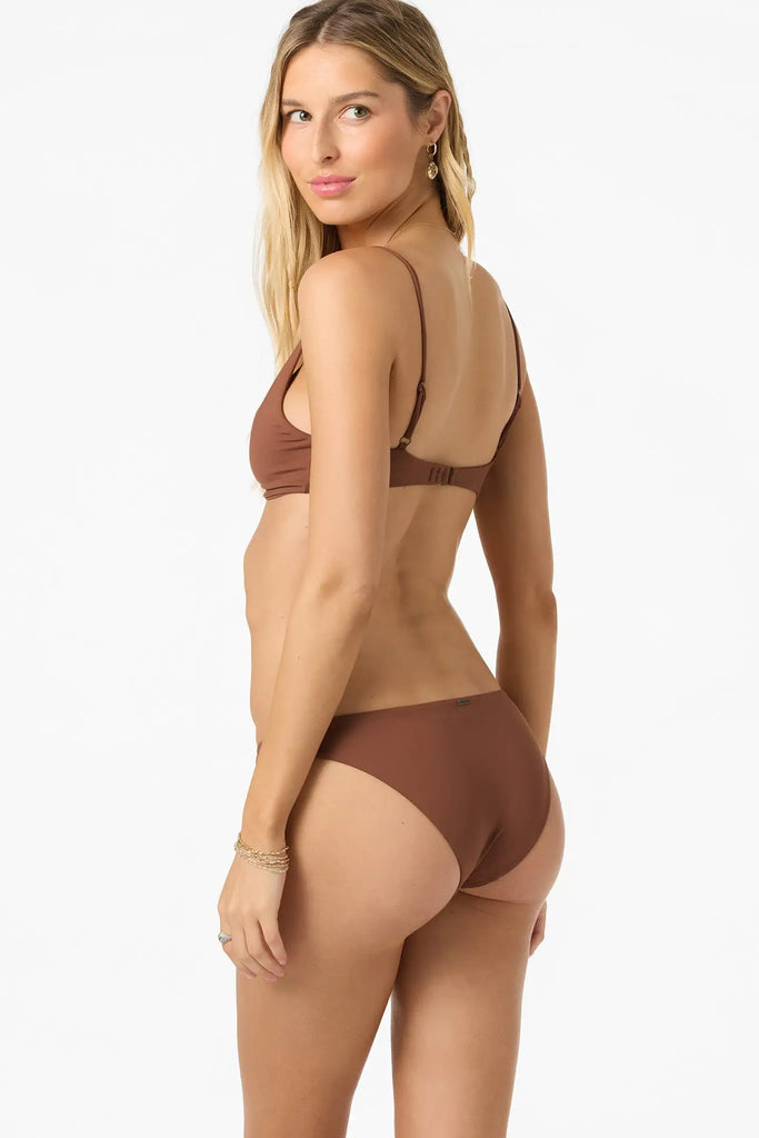 Oneill Womens Bikini Bottoms Saltwater Solids Rockley Medium