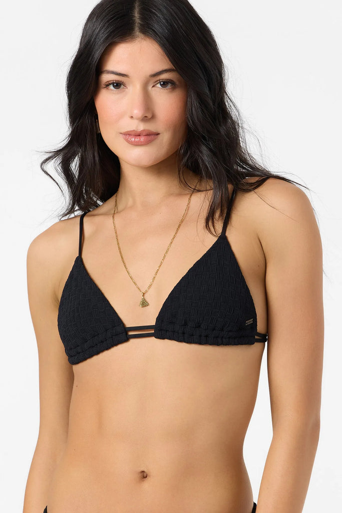 Oneill Womens Bikini Top Willow Weave Tanning Triangle