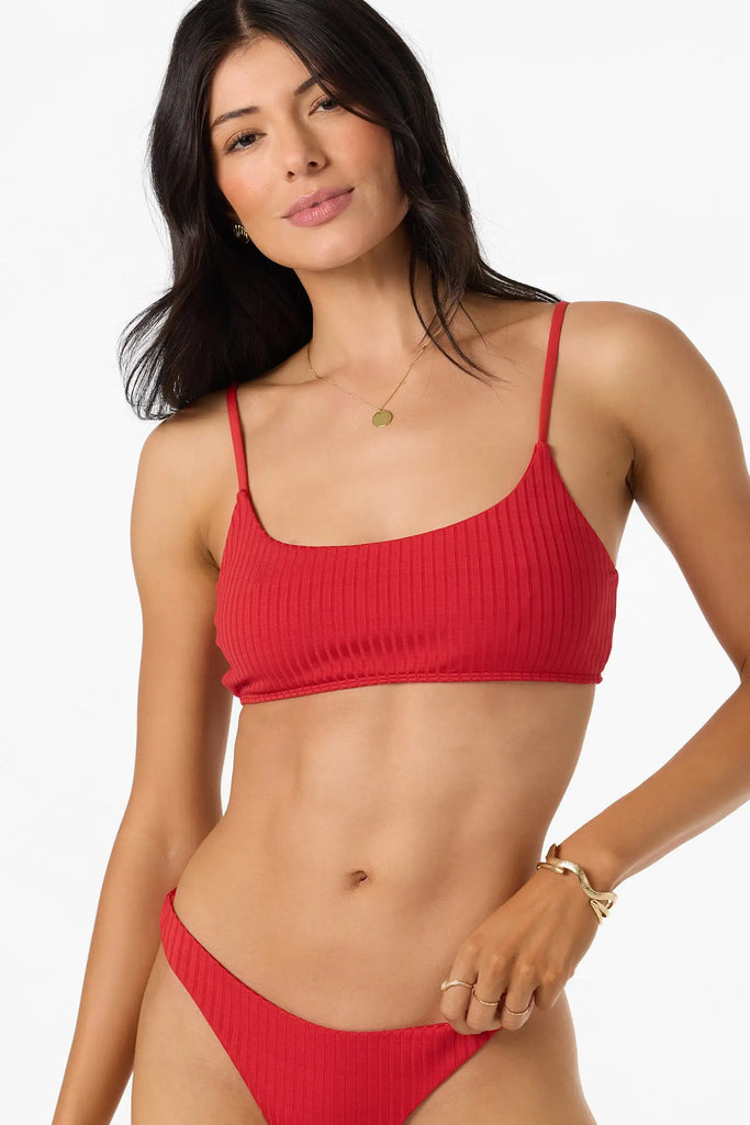 Oneill Womens Bikini Top Shorebreak Rib Surfside Bralette