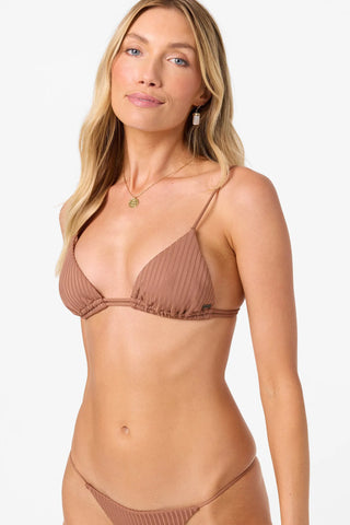Oneill Womens Bikini Top Shorebreak Rib Tanning Triangle
