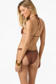 Oneill Womens Bikini Bottoms Saltwater Solids Flamenco Cheeky