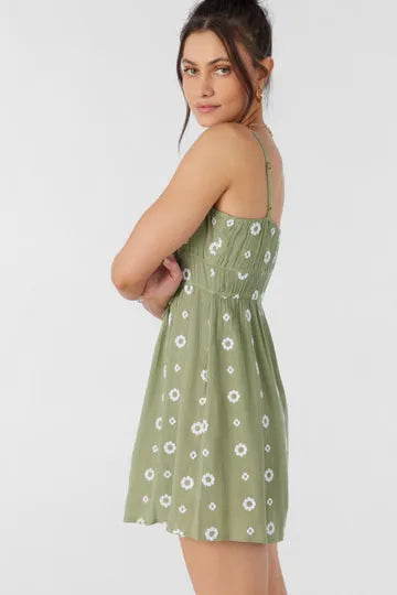 Oneill Womens Dress Yazza Embroidered Geo Mini