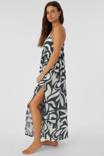 Oneill Womens Dress Mel Maxi Beach Beach Hut Geo Swim Cover Up