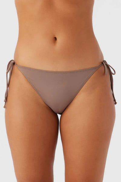 Oneill Womens Bikini Bottoms Saltwater Solids Maracas Tie Side