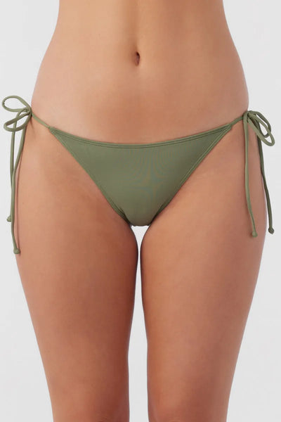 Oneill Womens Bikini Bottoms Saltwater Solids Maracas Tie Side