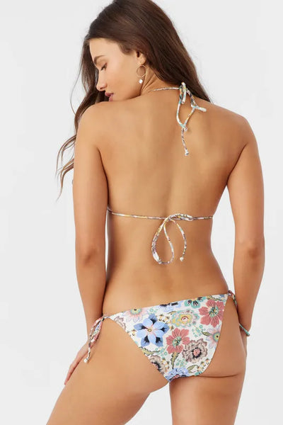 Oneill Womens Bikini Top Talitha Floral Maracas Tie Side