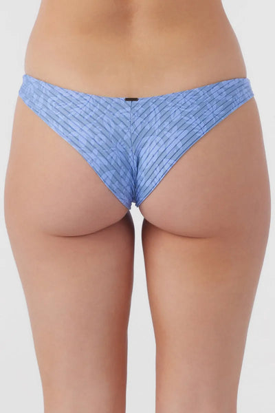 Oneill Womens Bikini Bottoms Atlantic Palm Wide Rib Hermosa Skimpy