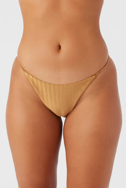 Oneill Womens Bikini Bottoms Mizi Metallic Rib Redondo