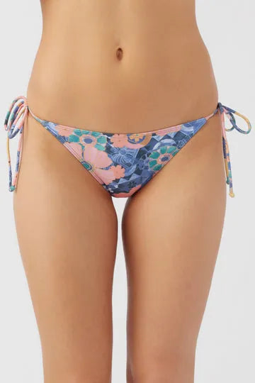 Oneill Womens Bikini Bottoms Jadia Floral Maracas Tie Side