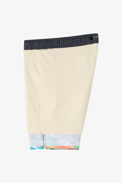 Oneill Mens Boardshorts Hermosa Elastic Waist Lined 17