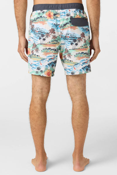 Oneill Mens Boardshorts Hermosa Elastic Waist Lined 17