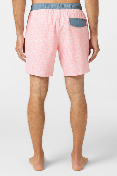 Oneill Mens Boardshorts Hermosa Elastic Waist Lined 17